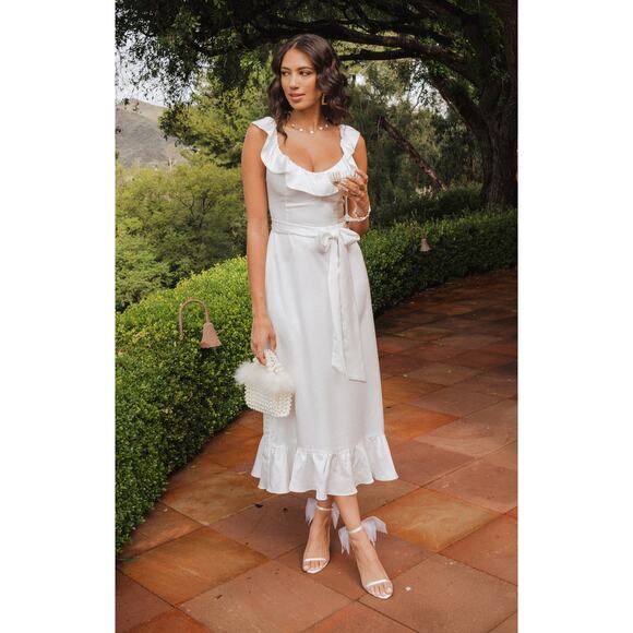 show me your mumu alexis midi dress Alexis Midi Dress ~ Champagne Luxe Satin Show Me Your Mumu